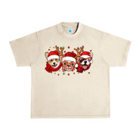 Sandshell christmas dogs corgi chihuahua frenchie Urban Heavy Tee - Jasminsmagicworld
