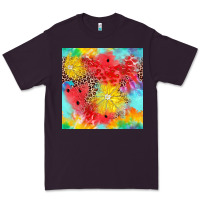 Plum fruits leopard seamless pattern Premium Tee - Zillion Design Studio