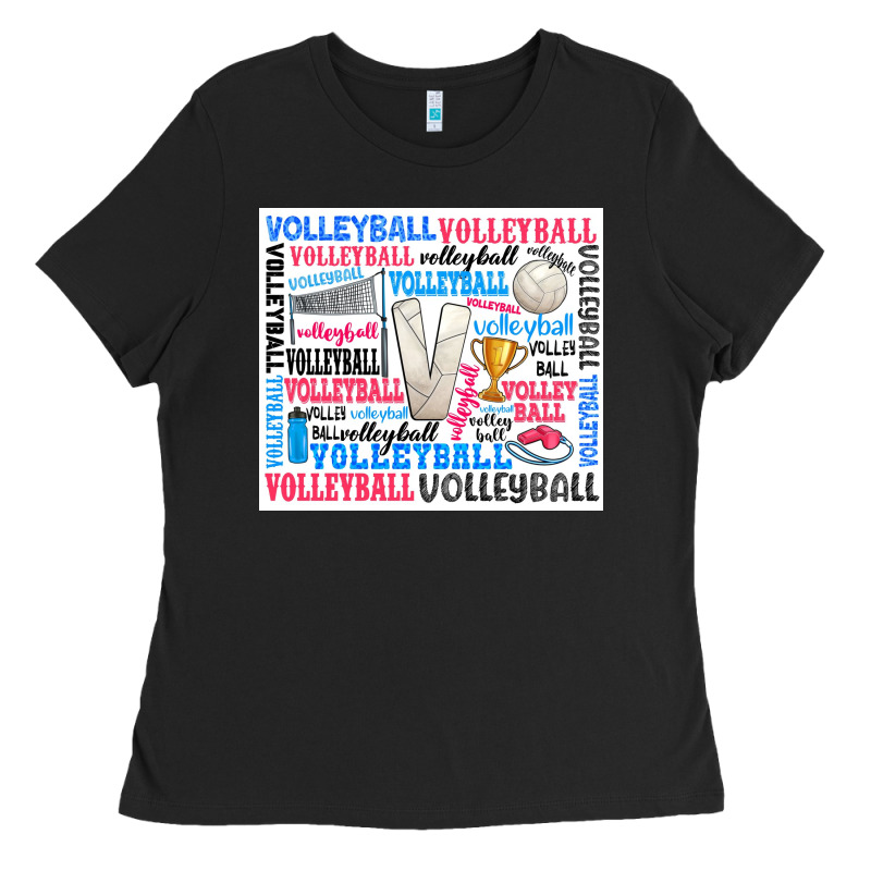 Volleyball Ladies Tee by Zillion Design Studio | Teevron