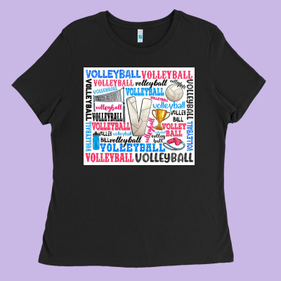 Volleyball Ladies Tee Designed By Zillion Design Studio