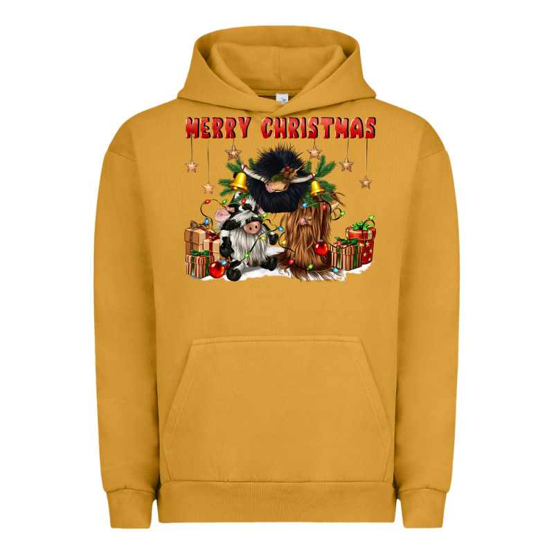 Merry Christmas Urban Hoodie by CowGirlArtShop | Teevron