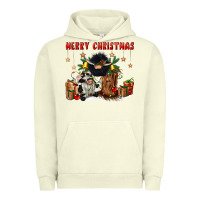 Pigment Pistachio merry christmas Urban Hoodie - CowGirlArtShop