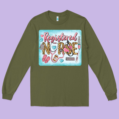 Western Registered Nurse Long Sleeve Tee Designed By Lillyallendesigns