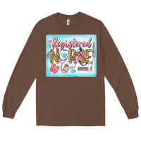 Chestnut Western Registered Nurse Long Sleeve Tee - LillyAllenDesigns