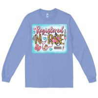 Colony Blue Western Registered Nurse Long Sleeve Tee - LillyAllenDesigns