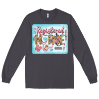 Smoke Western Registered Nurse Long Sleeve Tee - LillyAllenDesigns