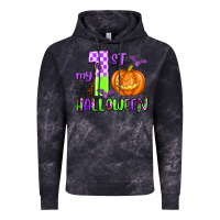 Cloud Black my first halloween pumpkin Vintage Hoodie - AdoDesignShop
