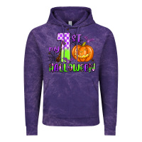 Cloud Purple my first halloween pumpkin Vintage Hoodie - AdoDesignShop