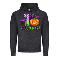 Vintage Black my first halloween pumpkin Vintage Hoodie - AdoDesignShop