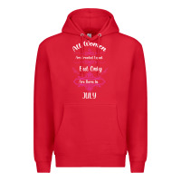Red all women are created equal but only the smartest are born in july bla Premium Hoodie - Bettercallsaul