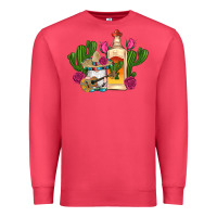 Cardinal mexican tequila gnomes guitar roses cactus serape Premium Sweatshirt - Artiststas
