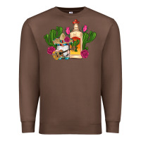 Chestnut mexican tequila gnomes guitar roses cactus serape Premium Sweatshirt - Artiststas