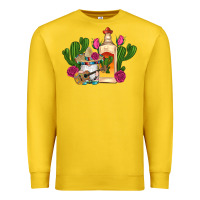 Lemon mexican tequila gnomes guitar roses cactus serape Premium Sweatshirt - Artiststas