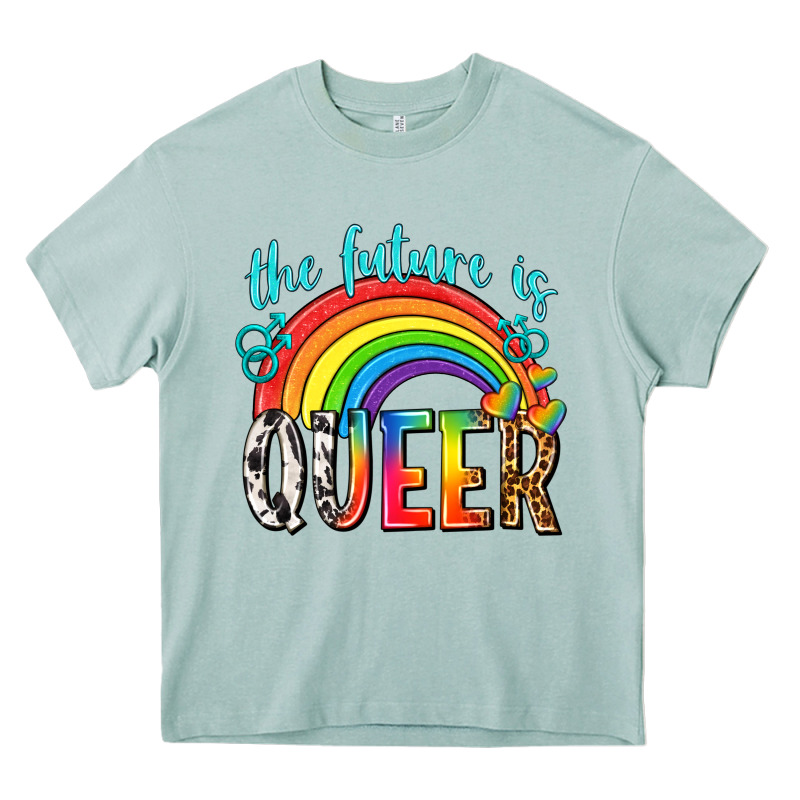 The Future Is Queer Heavy Core Tee by texasbilliewilder | Teevron