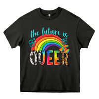 Asphalt the future is queer Heavy Core Tee - texasbilliewilder