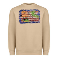 Mushroom American flag halloween background Heavyweight Sweatshirt - JahusDesignShop