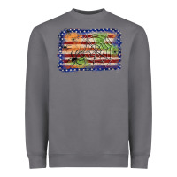 Storm American flag halloween background Heavyweight Sweatshirt - JahusDesignShop