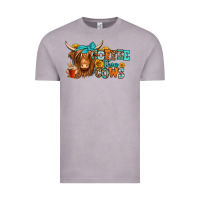 Vintage Zinc coffee then cows longhaired cow Vintage Tee - Jasminsmagicworld