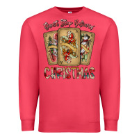 Cardinal dont stop believin christmas Premium Sweatshirt - SublimationCraftShop