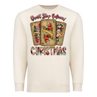 Sandshell dont stop believin christmas Premium Sweatshirt - SublimationCraftShop