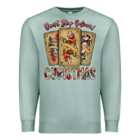 Seafoam dont stop believin christmas Premium Sweatshirt - SublimationCraftShop