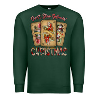 Sports Green dont stop believin christmas Premium Sweatshirt - SublimationCraftShop