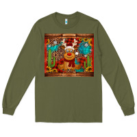Army Green western christmas reindeer Long Sleeve Tee - Jasminsmagicworld