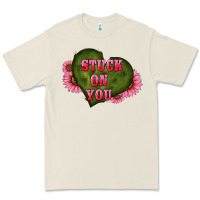 Bone valentine's day stuck on you heart sunflowers Premium Tee - RanaPortraitStore