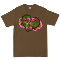 Cacao valentine's day stuck on you heart sunflowers Premium Tee - RanaPortraitStore