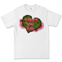 White valentine's day stuck on you heart sunflowers Premium Tee - RanaPortraitStore