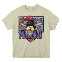 Mossy ballpark mama Heavy Core Tee - Zillion Design Studio