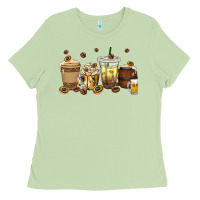 Matcha beer coffee cups Ladies Tee - texasbilliewilder