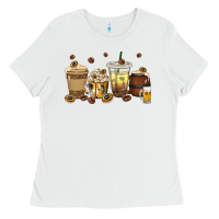 White beer coffee cups Ladies Tee - texasbilliewilder