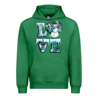 Emerald love winter Urban Hoodie - CowGirlArtShop