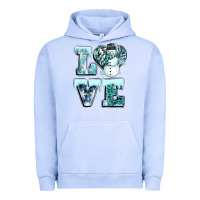 Pigment Grape Ice love winter Urban Hoodie - CowGirlArtShop