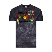 Cloud Black santa's favorite bartender Vintage Tee - AdoDesignShop