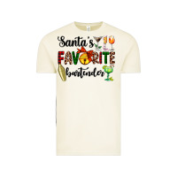 Vintage Arctic santa's favorite bartender Vintage Tee - AdoDesignShop