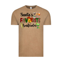 Vintage Coffee santa's favorite bartender Vintage Tee - AdoDesignShop