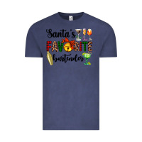 Vintage Denim santa's favorite bartender Vintage Tee - AdoDesignShop