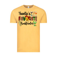 Vintage Mustard santa's favorite bartender Vintage Tee - AdoDesignShop