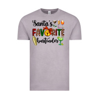 Vintage Zinc santa's favorite bartender Vintage Tee - AdoDesignShop