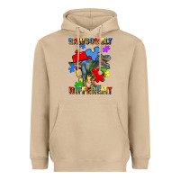 Mushroom rawsomely different autism t rex Heavyweight Hoodie - Artiststas