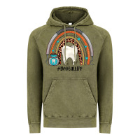 Vintage Olive dentallife rainbow Vintage Hoodie - JahusDesignShop