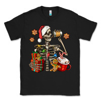 Black christmas skeleton coffee Classic Tee - Jasminsmagicworld