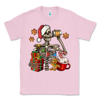 Bubblegum Pink christmas skeleton coffee Classic Tee - Jasminsmagicworld