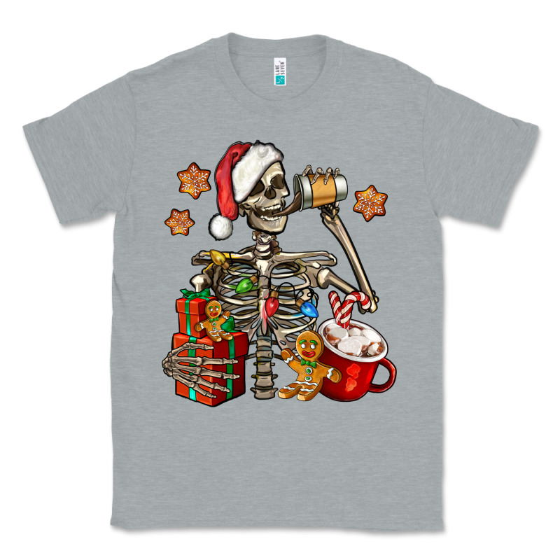 Christmas Skeleton Coffee Classic Tee by Jasminsmagicworld | Teevron