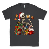 Smoke christmas skeleton coffee Classic Tee - Jasminsmagicworld