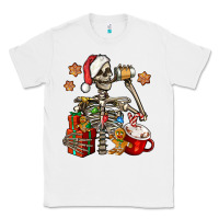 White christmas skeleton coffee Classic Tee - Jasminsmagicworld