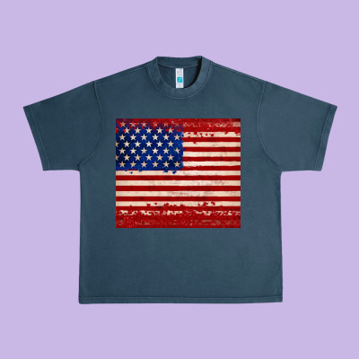 American Flag Tumbler Urban Heavy Tee Designed By Jahusdesignshop