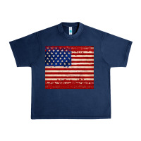 Navy american flag tumbler Urban Heavy Tee - JahusDesignShop